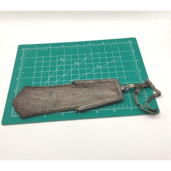 1920s Soldered Mesh Antique Flapper Bag - Picture 8 of 8